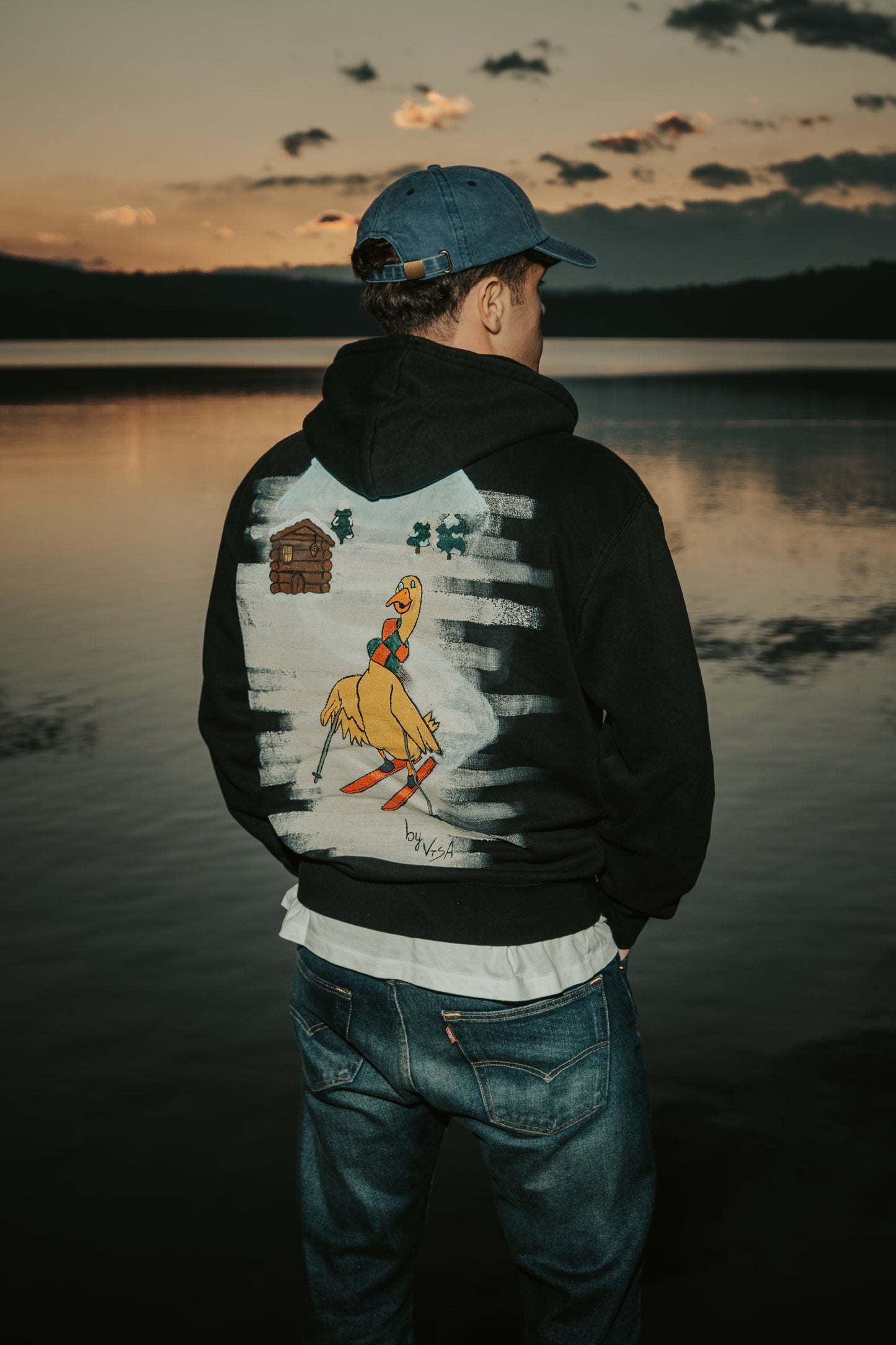 Skigoose Hoodie + goose cap